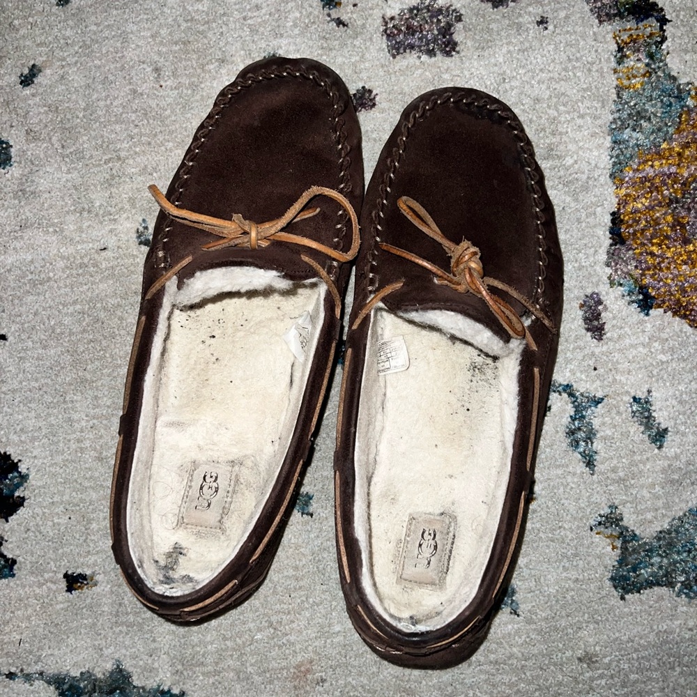 Worn Mens UGG Slippers size 13